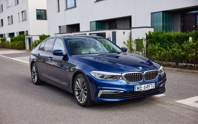 BMW Seria 5 cena 153750 przebieg: 161272, rok produkcji 2017 z Warszawa małe 704